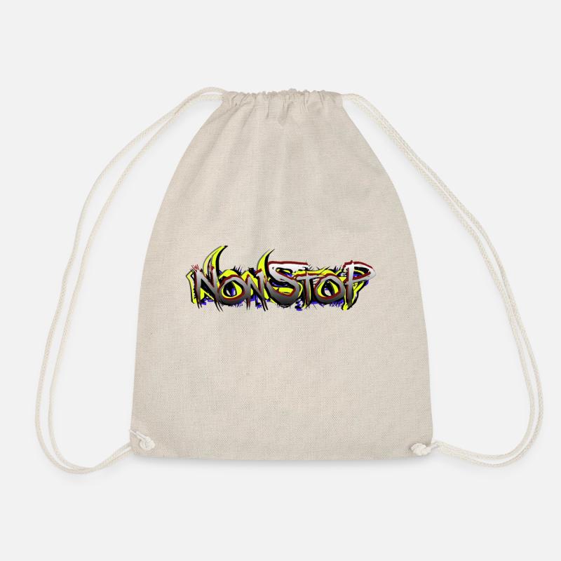 NonStoP RAPpresent LoGo - Turnbeutel - Natur