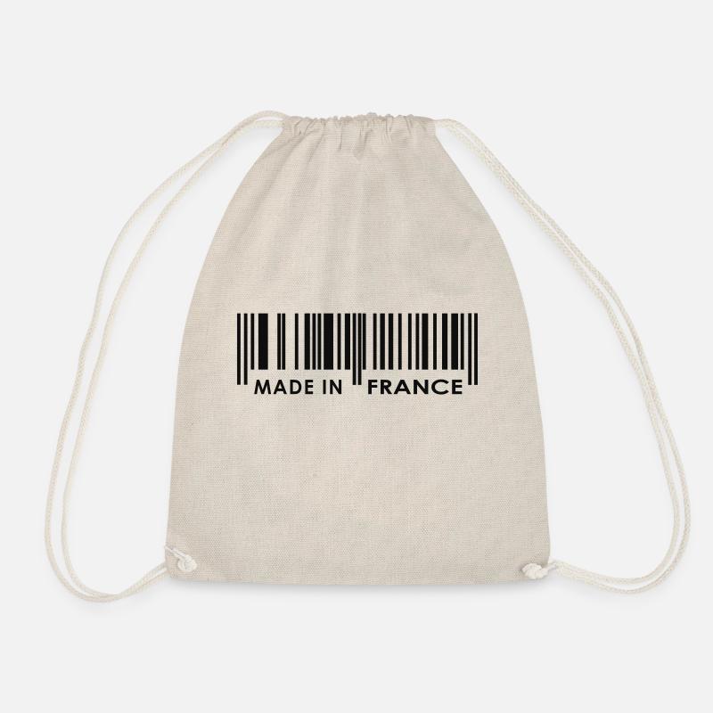 Made in Frankreich Barcode - Turnbeutel - Natur
