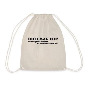 Dich mag ich - Turnbeutel - Natur - Vorne