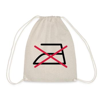 DO NOT IRON! - Drawstring Bag - nature - Front