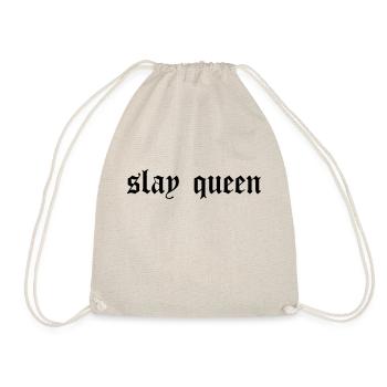 SLay queen - Drawstring Bag - nature - Front