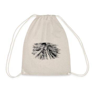 Forest silhouette nature - Drawstring Bag - nature - Front