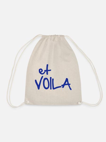 ET VOILA - Drawstring Bag - nature