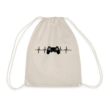 console heartbeat - Drawstring Bag - nature - Front