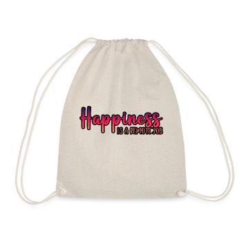 Happiness Is A Remote Job 3 - Drawstring Bag - nature - Front