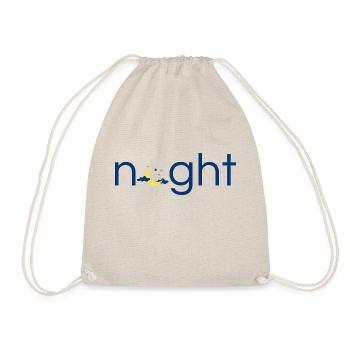 Nacht originelles Geschenk - Turnbeutel - Natur - Vorne