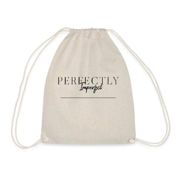 Perfectly imperfect - Drawstring Bag - nature - Front