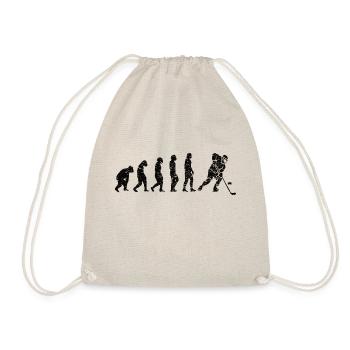 Ice hockey player Hockey fan Ice hockey team - Drawstring Bag - nature - Front
