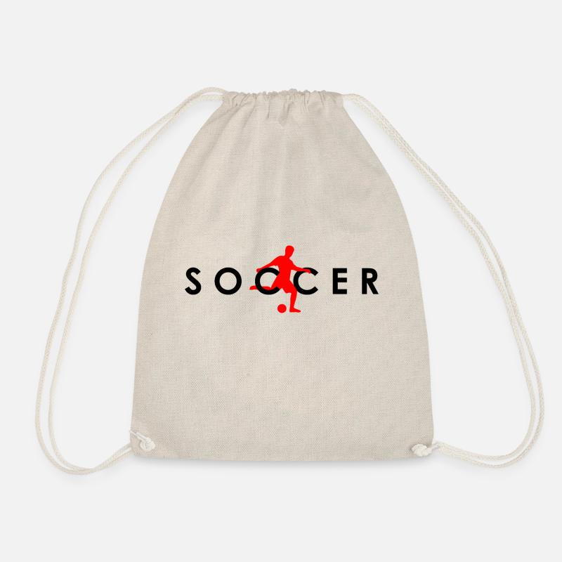 Fußball Soccer - Turnbeutel - Natur