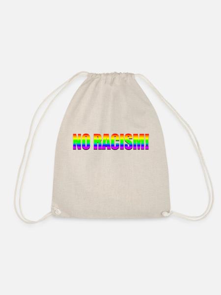 No Racism! - Turnbeutel - Natur