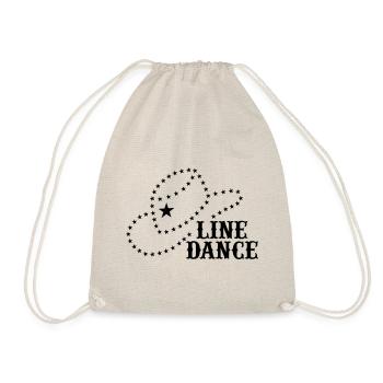 LINE DANCE COWBOYHUT AUS STERNEN - Turnbeutel - Natur - Vorne