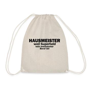 Hausmeister - Turnbeutel - Natur - Vorne