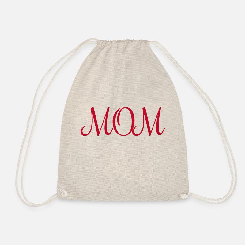 MOM Mutter - beste Mutter Muttertag - Turnbeutel - Natur
