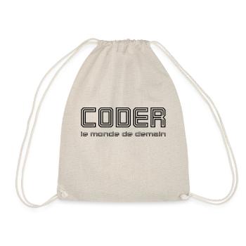 coder le monde de demain - Sac de sport léger - nature - Devant