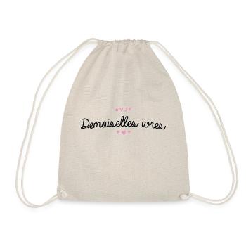 T-shirt EVJF "Demoiselles ivres" - Sac de sport léger - nature - Devant