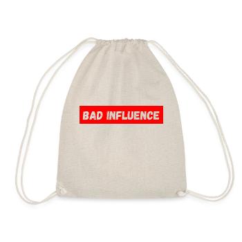 Bad influence - Drawstring Bag - nature - Front