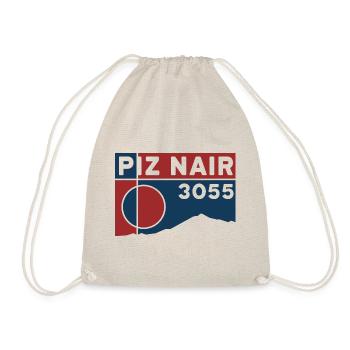 Piz Nair Höhe Hiking St Moritz Cable Car - Drawstring Bag - nature - Front