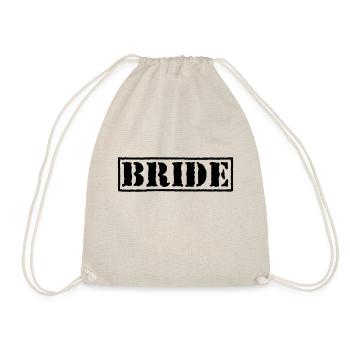 Bride - Drawstring Bag - nature - Front