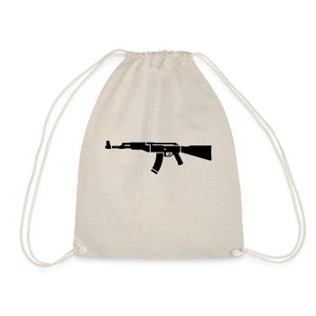 AK 47 - Drawstring Bag - nature - Front