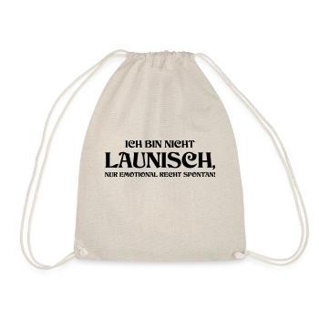 Nicht Launisch - Turnbeutel - Natur - Vorne
