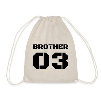 3. Bruder - Brother 03 - Turnbeutel - Natur - Vorne