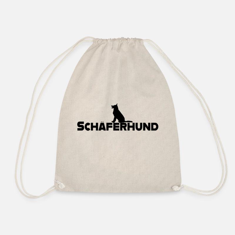 Schäferhund - Turnbeutel - Natur