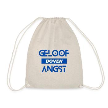 Faith over fear. - Drawstring Bag - nature - Front