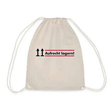 aufrecht lagern - Turnbeutel - Natur - Vorne