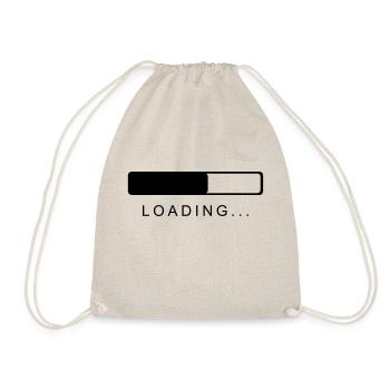 loading beams loading bar Computer - Drawstring Bag - nature - Front