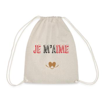 je m'aime - Sac de sport léger - nature - Devant
