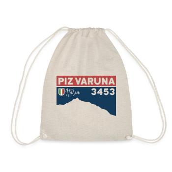 Piz Varuna Ski Touring Ski Resort Hiking Normal Route - Drawstring Bag - nature - Front