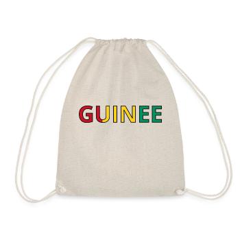 Flag of Guinea - Drawstring Bag - nature - Front