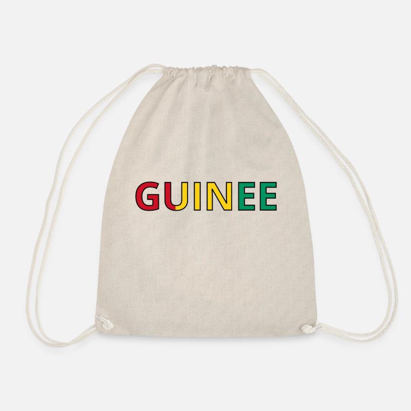 Flag of Guinea - Drawstring Bag - nature