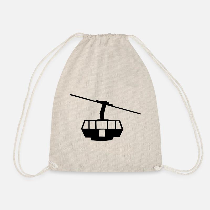 Seilbahn, Berge, Urlaub, - Turnbeutel - Natur