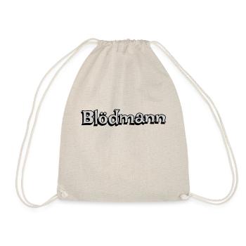 lustiges Wort Blödmann - Turnbeutel - Natur - Vorne