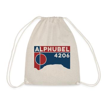 Alphubel ascent with mountain guide Route Zermatt - Drawstring Bag - nature - Front