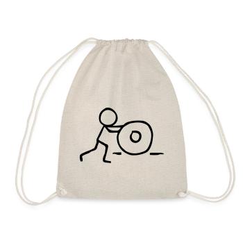 Boule pousser panne fitness mouvement mouvement sport rouleau - Sac de sport léger - nature - Devant
