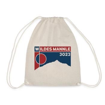 Wildes Mannle Wandern Ötztal Souvenir Andenken - Turnbeutel - Natur - Vorne