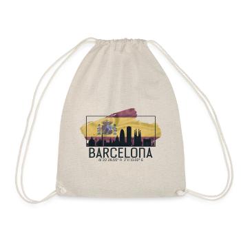 Barcelona is always a good idea - Drawstring Bag - nature - Front