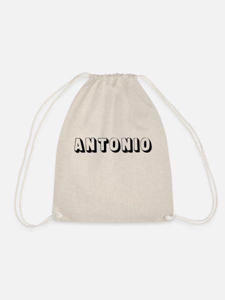 Name - Antonio - Turnbeutel - Natur