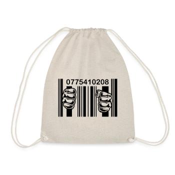 PRISON BARCODE - Turnbeutel - Natur - Vorne