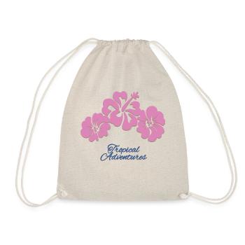 Tropical Adventure - Light Pink - Turnbeutel - Natur - Vorne