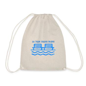 LA TEAM DES CHAISES BLEUES DE NICE COTE D'AZUR - Sac de sport léger - nature - Devant