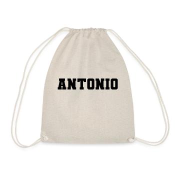 Name - Antonio - Turnbeutel - Natur - Vorne