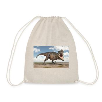 Dinosaur Tyrannosaurus Rex - Drawstring Bag - nature - Front