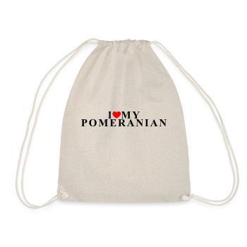 POMERANIAN - Drawstring Bag - nature - Front