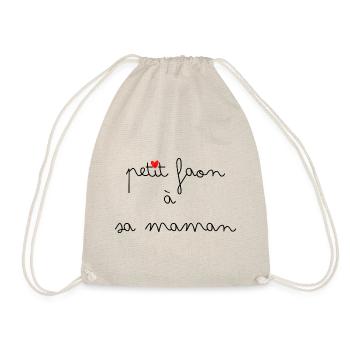Petit faon à sa maman - Sac de sport léger - nature - Devant