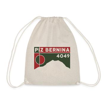 Piz Bernina Besteigung Bergtour Berg Tour Souvenir - Turnbeutel - Natur - Vorne