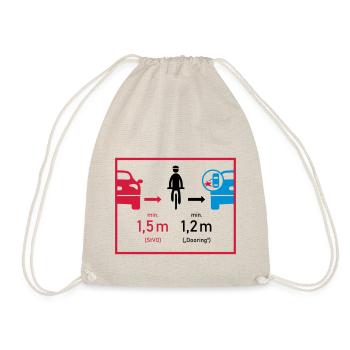 Faire du vélo dans la circulation routière - Sac de sport léger - nature - Devant