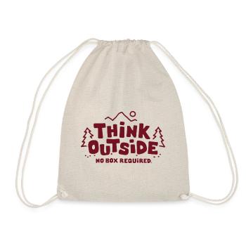 Pensez en dehors de l'idée cadeau - Sac de sport léger - nature - Devant